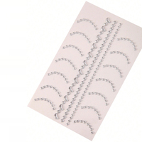 1 autocollant de bijoux multi-facettes auto-adhésif, strass sexy lavables pour maquillage DIY, décoration de fête pour visage, corps, costume, danse