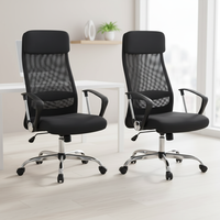Chaise de bureau de direction moderne à dossier haut, de luxe, de haute qualité, confortable, ergonomique, en maille véritable, pivotante, réglable, rotative, ISO