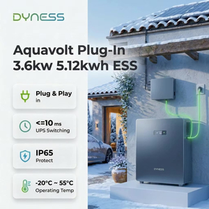 Batería ESS para Balcón de 5.12kWh Dyness Aquavolt 8000 Ciclos con Almacenamiento Inteligente IA y Entrada de CA de 2.5kW Enchufable - Product Image 6