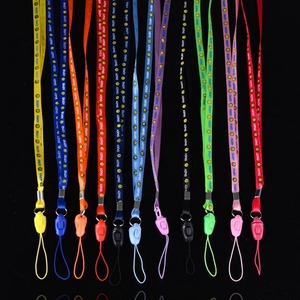 Wholesale Classic Nylon Fabric Lanyard with Digital Printing Folding Feature for Promotional Events Tradeshow Giveaways Weddings