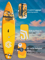 Planche de paddle gonflable fabriquée en usine OEM, planche de surf unisexe pour les sports nautiques