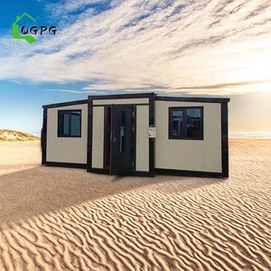 <span class=keywords><strong>Maison</strong></span> conteneur pliable extensible de 20 pieds avec système à double aile qui se transforme en espace de vie spacieux lorsqu'elle est repliée - Product Image 1