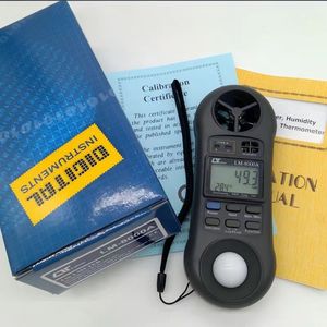 Anemómetro digital 4 en 1 de bolsillo, medidor de iluminancia, termómetro, higrómetro, 2 uds. - Product Image 2