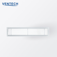 Grilles de ventilation en aluminium pour climatisation, grille de plafond pour climatiseur, grille murale amovible, grilles linéaires