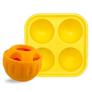 Giocattolo Dispensatore di Snack per Cani in Silicone Ricaricabile con Stampo a 4 Cavità, Alimentatore Lento, Palla Interattiva per Masticare - Product Image 5