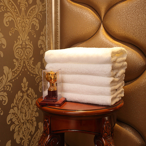 16s de luxe <span class=keywords><strong>blanc</strong></span> serviette de visage d'hôtel de coton de <span class=keywords><strong>gant</strong></span> de <span class=keywords><strong>toilette</strong></span> - Product Image 3