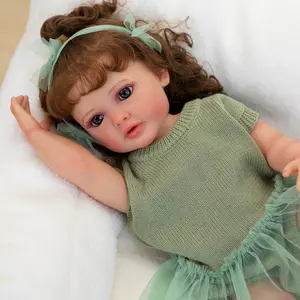 热卖硅胶乙烯基重生娃娃手绘人造婴儿手脚可以移动