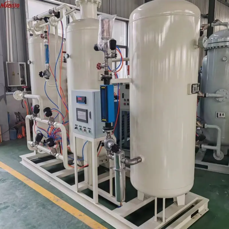 NUZHUO 93%-99% impianto di ossigeno per la produzione di acciaio fabbrica CE certificata cina Psa O2 generatore produttore
