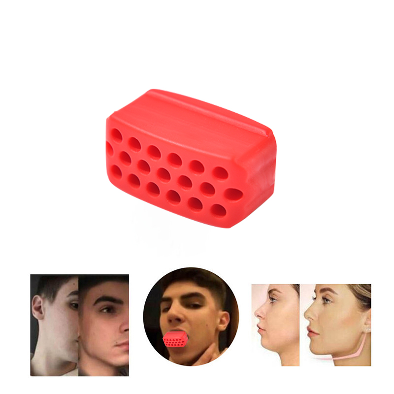 2021 High Quality Silicone Face Boilable Jawline Exerciser And Neck Toning Trainer