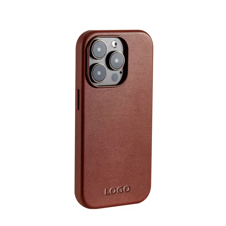 Embossed logo Microfiber leather phone case for Iphone 11 pro 11pro max phone cover