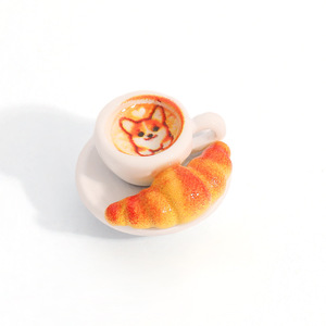 <b>Cute</b> Cartoon <b>Bear</b> Bread Coral Cake Bouquet Alloy DIY Necklace Accessories Mixed Shapes Middle Size - Product Image 5