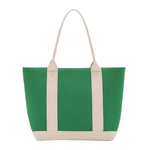 Free Design Reusable Wholesale Unisex Shoulder Bag Custom Printed Logo Embroidery Letter Cotton <b>Canvas</b> <b>Tote</b> Bag Pocket Two - Product Image 2