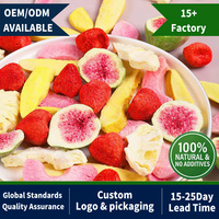 Aangepaste verpakking VF Gemengde Fruit- en Groentechips Bulkbestellingen mogelijk Gezonde Veganistische Gemengde Fruit Snack
