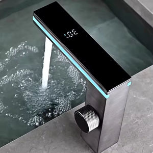 Robinet de lavabo moderne avec affichage de la température LED, robinet de lavabo de salle de bain, mélangeur d'<span class=keywords><strong>eau</strong></span> <span class=keywords><strong>chaude</strong></span> et froide, robinet de lavabo - Product Image 2
