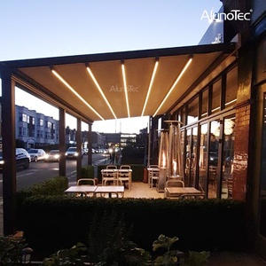 Auvent pliable <span class=keywords><strong>en</strong></span> PVC étanche, <span class=keywords><strong>toit</strong></span> d'ouverture pour l'extérieur, <span class=keywords><strong>Pergola</strong></span> de Restaurant, tente de terrasse, <span class=keywords><strong>toit</strong></span> rétractable, 100% mm - Product Image 2