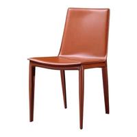 Chaise de salle à manger nordique maison simple moderne luxe hôtel fauteuil restaurant dossier tabouret italien selle chaise en cuir