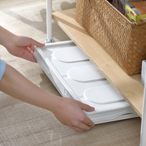 2 gói 30L màu đen <span class=keywords><strong>Stackable</strong></span> gấp tiện ích nhựa Tote hộp container ráp lưu trữ hộp Thùng nắp lưu trữ Thùng - Product Image 6