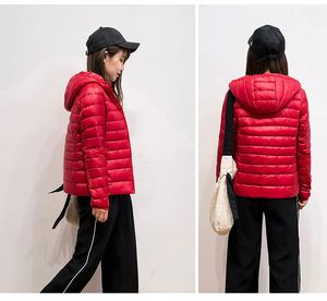 Manteaux en duvet de canard blanc 90% pour femmes, manteau chaud d'automne et d'hiver, veste en duvet de canard ultralégère pour femme, parka coupe-vent M0132 - Product Image 2