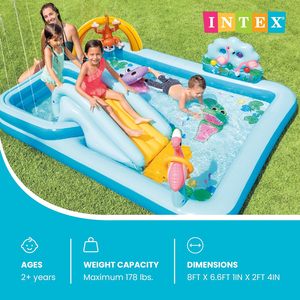 Castillo Inflable de PVC para Fiestas de Verano, Tobogán Acuático, Parque Acuático, Uso en Exteriores, 1 Año de Garantía - Product Image 2