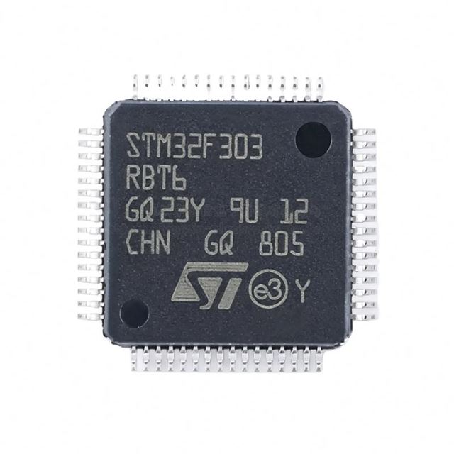 STM32F303RBT6 32-Bit Microcontroller 128KB Flash 64LQFP Package Electronic Components