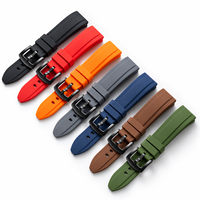 Bracelet de montre en silicone 20 22 24 mm, bracelet de remplacement sport pour montre connectée, vente en gros, logo personnalisé OEM ODM
