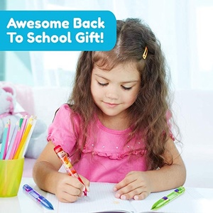 Sản phẩm mới thả nhỏ giọt thần tài đồ chơi với logo bong bóng lỏng hẹn giờ đồng hồ cát bút bi với nước và dầu - Product Image 4