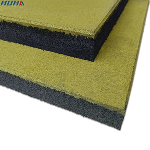 HUHA-Baldosas de goma recicladas, resistentes a vibraciones, resistentes a la intemperie, <span class=keywords><strong>para</strong></span> parque infantil - Product Image 2