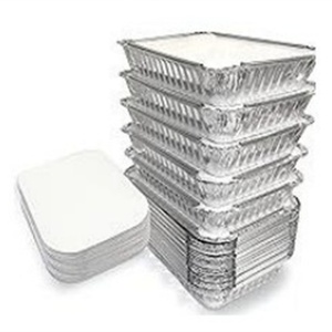 Hot Sales Rectangular Disposable Packing Box Aluminum <b>Foil</b> <b>Container</b> - Product Image 1