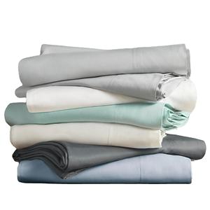Elegante 100% Bamboe Witte Kleur Beddengoed Set 300 Thread Count Rayon Bamboe Bedlinnen Dekbedovertrek Set - Product Image 1