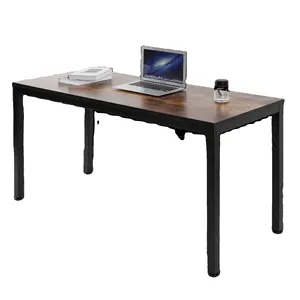 Mesa de computador moderna resistente, mesa de escritório para escrita grande mesa de estudo para escritório em casa com pernas extra fortes