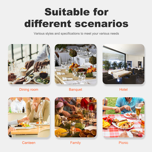 Mewah dipalu menangani kualitas tinggi pernikahan sendok garpu baja antikarat melayani pisau sendok garpu Set peralatan datar - Product Image 3