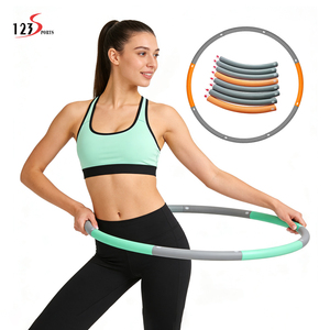 Factory Supply Smooth Foam Plastic <strong>Hoop</strong> 8 Sections Detachable <strong>Weight</strong> Loss Ring for Fitness Equipment Accessories - Product Image 1