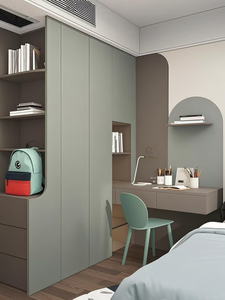 Set Moderno di Mobili per Camera da Letto per Bambini <span class=keywords><strong>in</strong></span> <span class=keywords><strong>Legno</strong></span>, Personalizzabile, Convertibile, Estensibile, Pieghevole, Ipoallergenico con Spazio di Archiviazione - Product Image 4