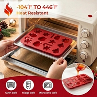 Moule à gâteau en silicone SILIKOLOVE Factory pour arbre de Noël, formes variées, LFGB Platinum, sans BPA, antiadhésif, pour bonbons DIY