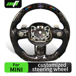 Pour BMW <span class=keywords><strong>Mini</strong></span> R56 F55 F56 <span class=keywords><strong>JCW</strong></span> R50 F57 R57 R55 F60 F54 <span class=keywords><strong>Cooper</strong></span> S phares LED en Fiber de carbone <span class=keywords><strong>volant</strong></span> de voiture - Product Image 2