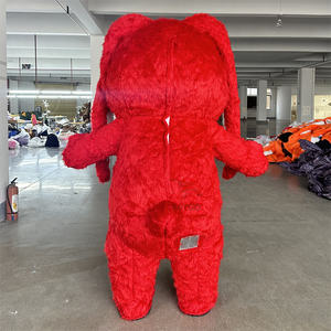 2M/2.6M/3M Costume de mascotte <span class=keywords><strong>lapin</strong></span> gonflable rouge de Pâques pour adulte Fabricant direct avec prix bon marché - Product Image 4