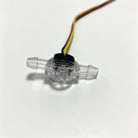 Sensor de Flujo de Líquido de Efecto Hall Dedicado para Máquinas de Café, 5V 60-1000mL/min, Salida de Pulso, para Preparadores de Té, Dispensadores de Leche y Agua
