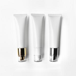 หลอดสำหรับเดินทางแบบพกพาหลอดปรับแต่งได้หลอดสำหรับจัดเก็บผลิตภัณฑ์ดูแลผิวท่อกลม50กรัมท่อรูปทรงเพรียวบางสำหรับผู้ผลิตแบตช์ขนาดเล็ก - Product Image 3