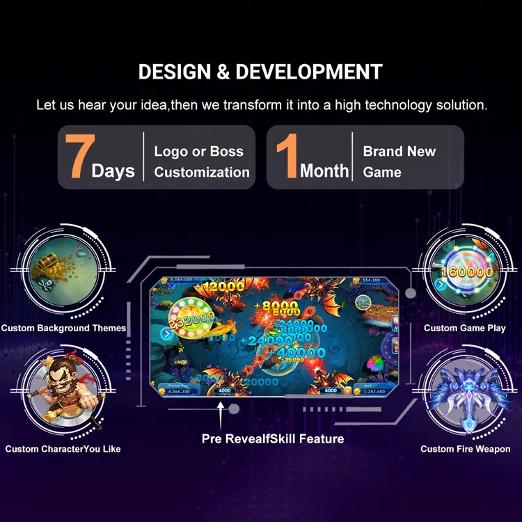 Aangepaste Ontwikkeling Van Vissen Game Software
