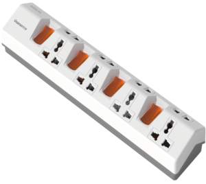 2026 New 13A 3000W <b>Extension</b> Cord Power Strip Overload Protector Multiple <b>Socket</b> with Safety Shutter 2m <b>Extension</b> Cable - Product Image 1