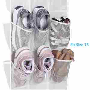 Wardrobe Hanging Storage Bag, Double-sided Multi-Compartment Multifunctional Fabric Hanging Bag, Mesh Hanging Bag - Product Image 3