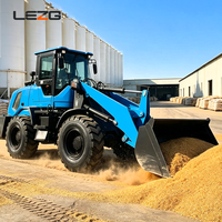 Chargeur frontal compact de 2 tonnes avec moteur Yunnei, mini-machine de chargement pour l'agriculture et l'aménagement paysager