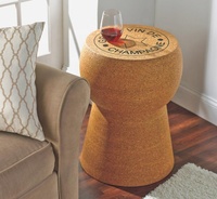 Offre spéciale Artisanat de meubles en bois Mobilier de tabouret de bar en liège champagne à la mode écologique Chaise en liège populaire pour la maison Fournisseur de bar