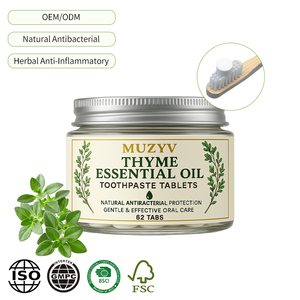 Oem <span class=keywords><strong>Mini</strong></span> Thyme kem đánh răng máy tính bảng của Trung Quốc thảo dược tự nhiên tinh dầu kem đánh răng - Product Image 1