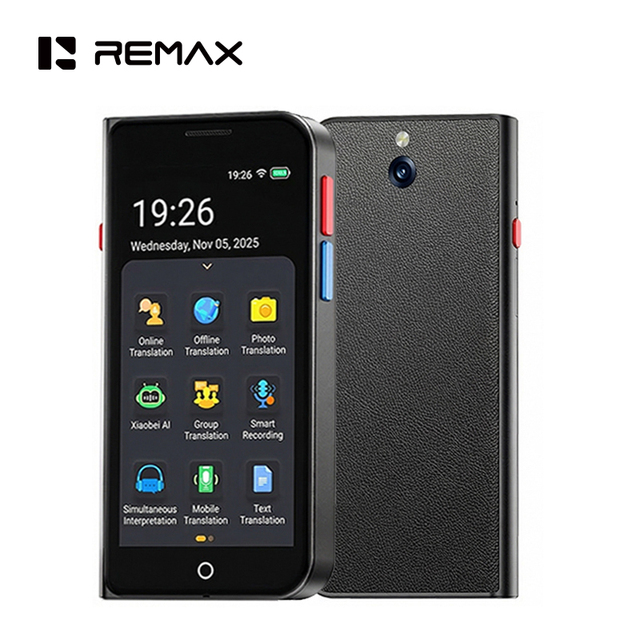 Remax AI Language Translator Device 150 Languages Real-time Voice Translation Supported Voice/Text/Offline/Photo Translation
