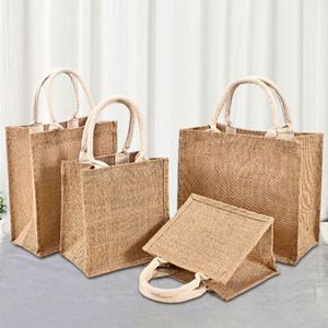 Eco-Friendly Custom Jute Shopping <b>Bags</b> | Biodegradable Promotional Tote with Logo | Wholesale for Retail & Events - Product Image 3