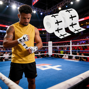 Xingda OEM Venda deportiva rígida blanca/negra tipo muñeco de trapo con diseño de dientes de sierra/planos para <span class=keywords><strong>boxeo</strong></span> y MMA - Product Image 5