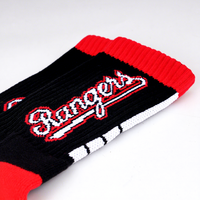 Chaussettes de sport pour hommes, chaussettes de basket-ball brodées personnalisées en gros, chaussettes athlétiques hip-hop avec logo