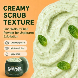 Exfoliante diario unisex para axilas, elimina la pigmentación, suaviza la piel, exfoliante iluminador para axilas, 250g, gran capacidad, exfoliante corporal - Product Image 4