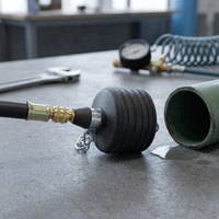 Bouchon de test gonflable pour tuyau 50S, bouchon en caoutchouc de 2 pouces pour test de pression de fuite de canalisation de drainage